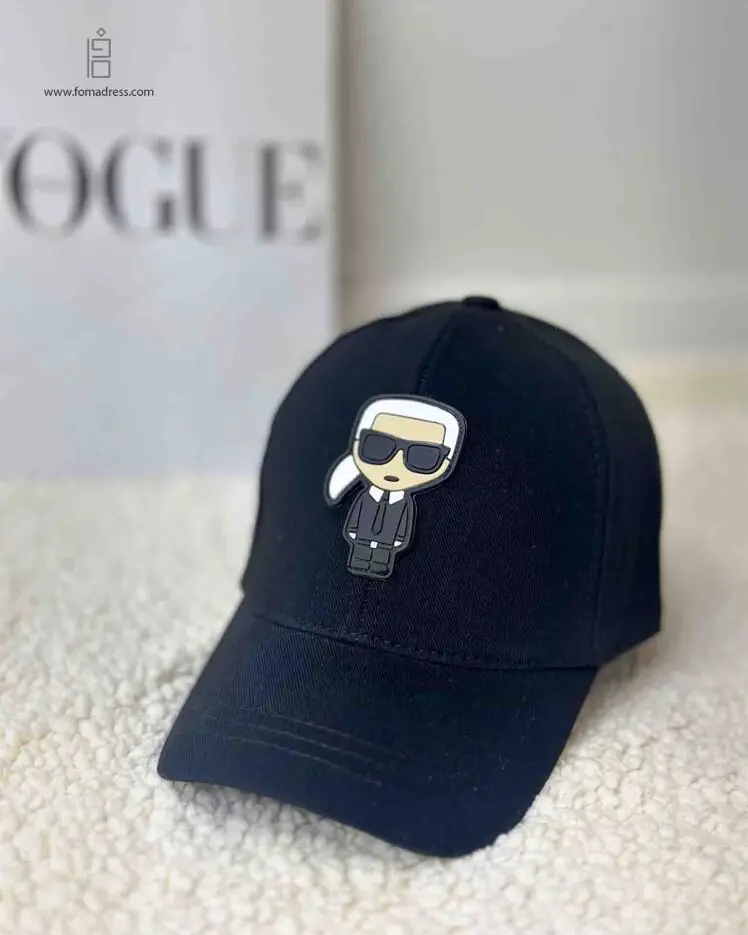 کلاه بیسبالی Karl Lagerfeld طرح آدمک