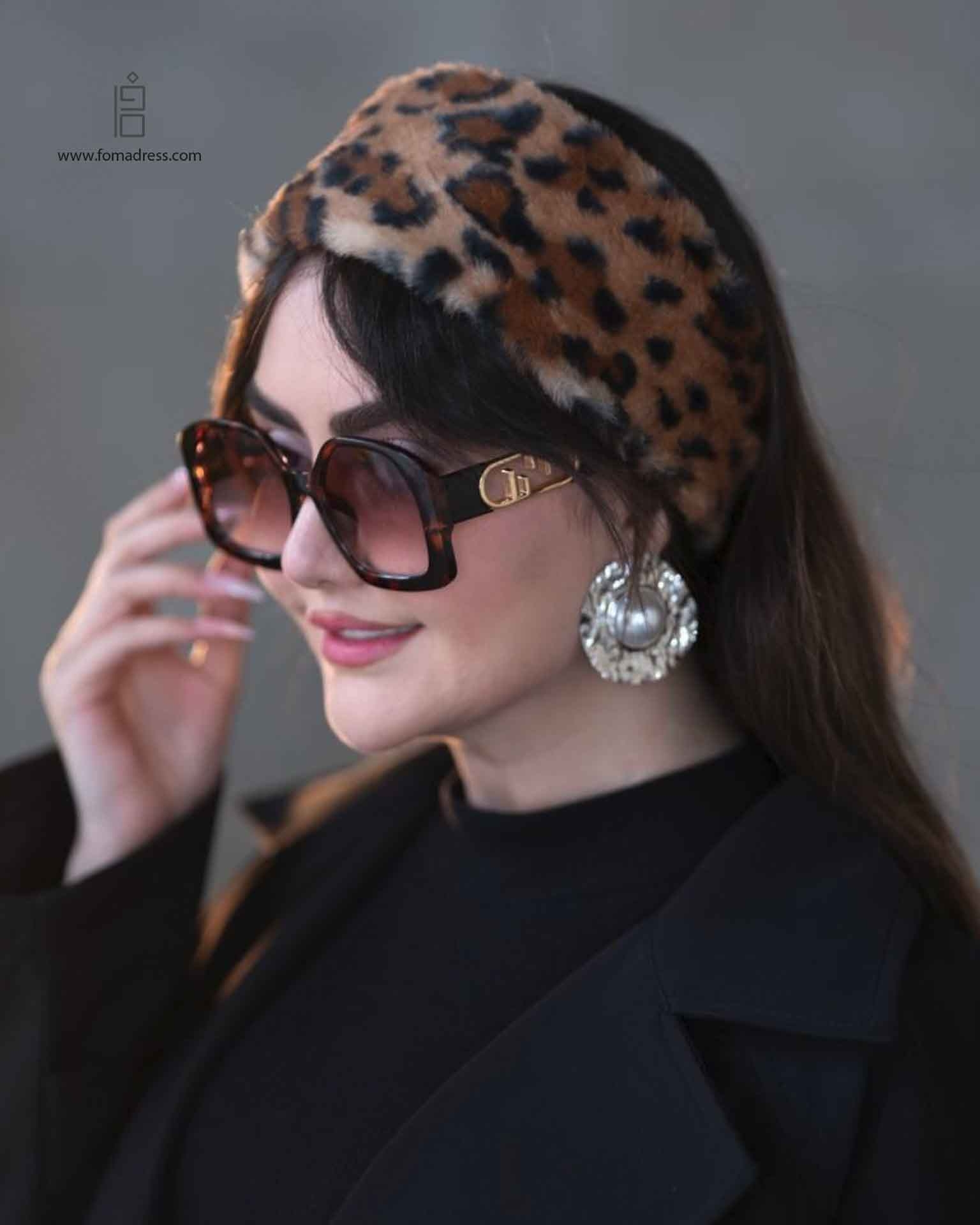  رنگ پلنگی هدبند روسی 