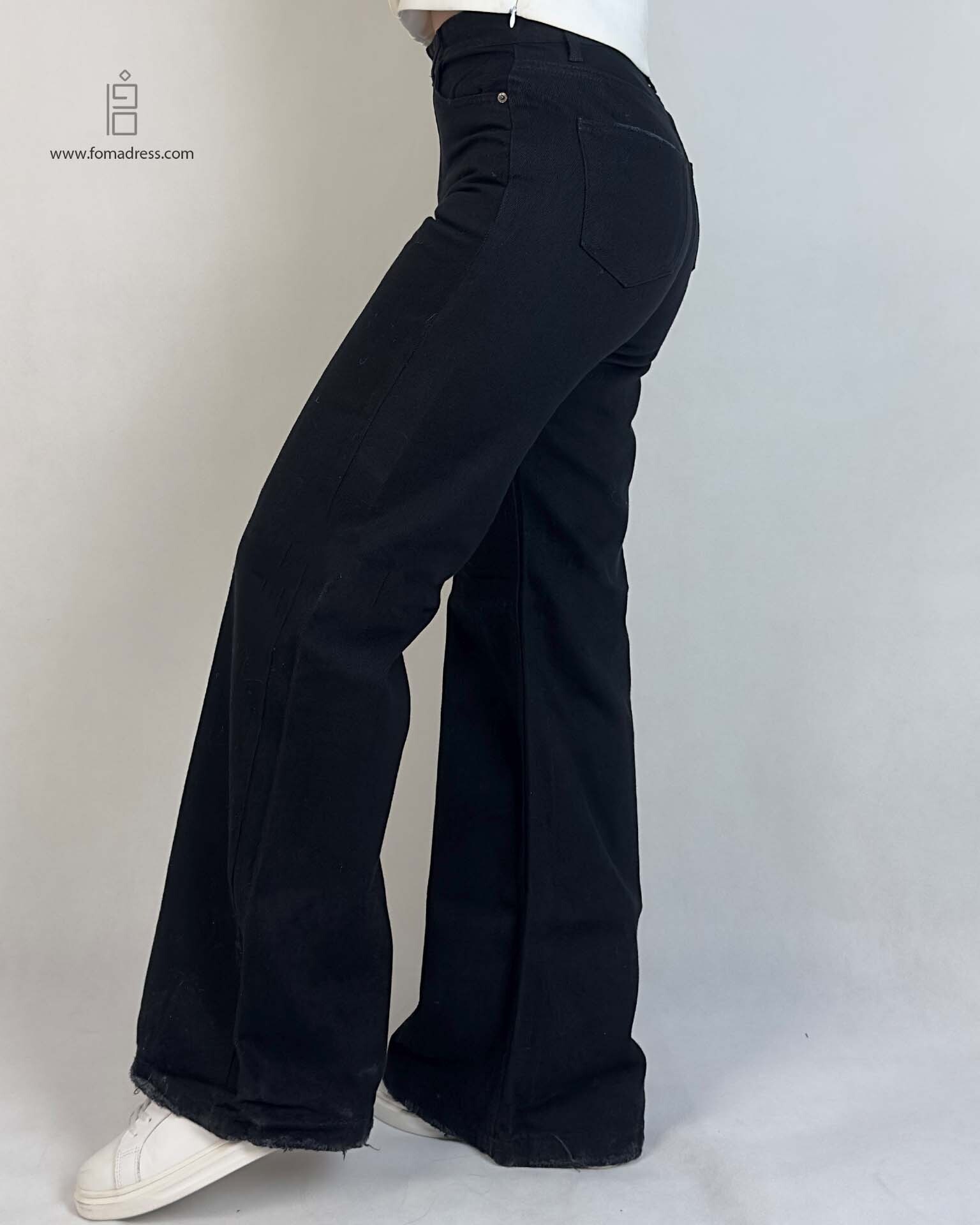  شلوار جین نیم بگ کاولین 