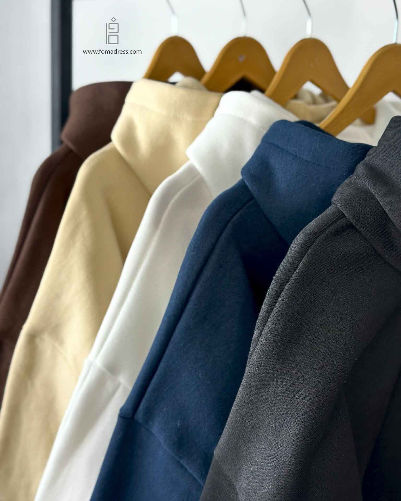 رنگبندی روی رگال هودی لانگ ساده ۱۰۳۶