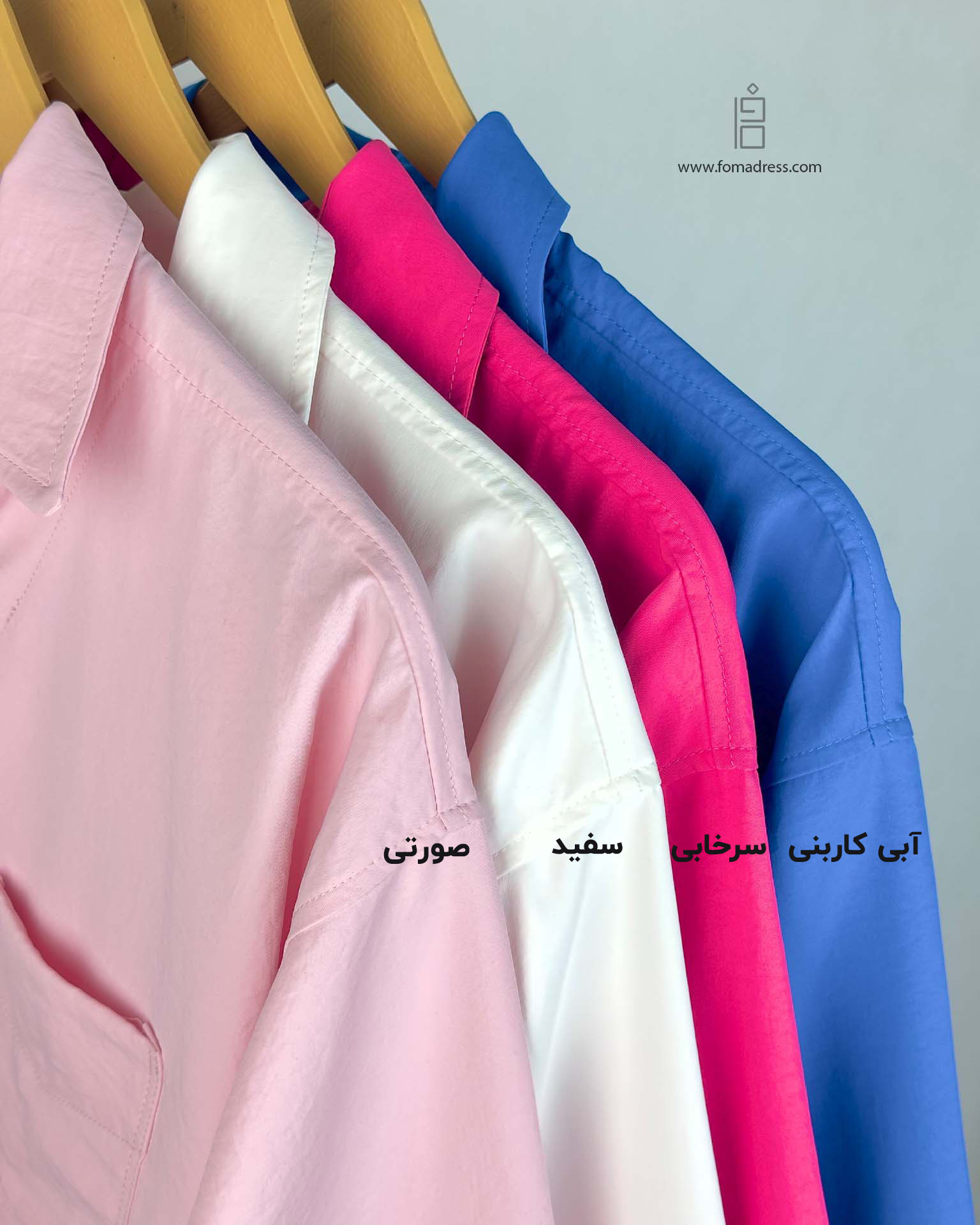  رنگبندی روشن شومیز تک جیب ویولا 