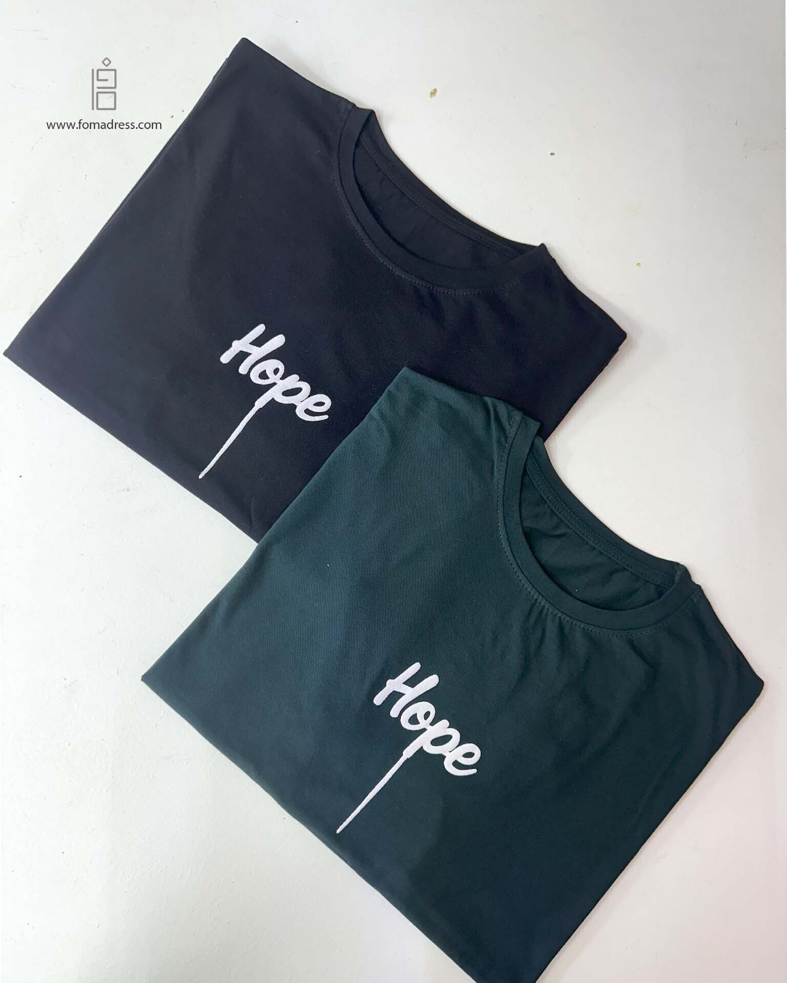  رنگ های تیره تیشرت باکسی زنانه Hope 