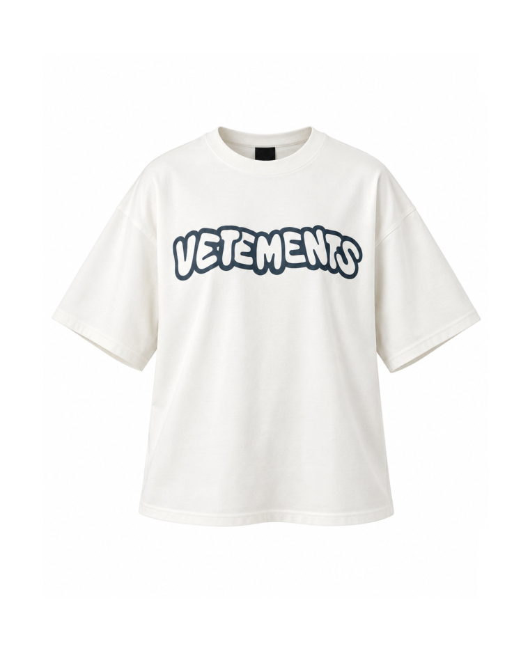 تیشرت باکسی طرح Vetements