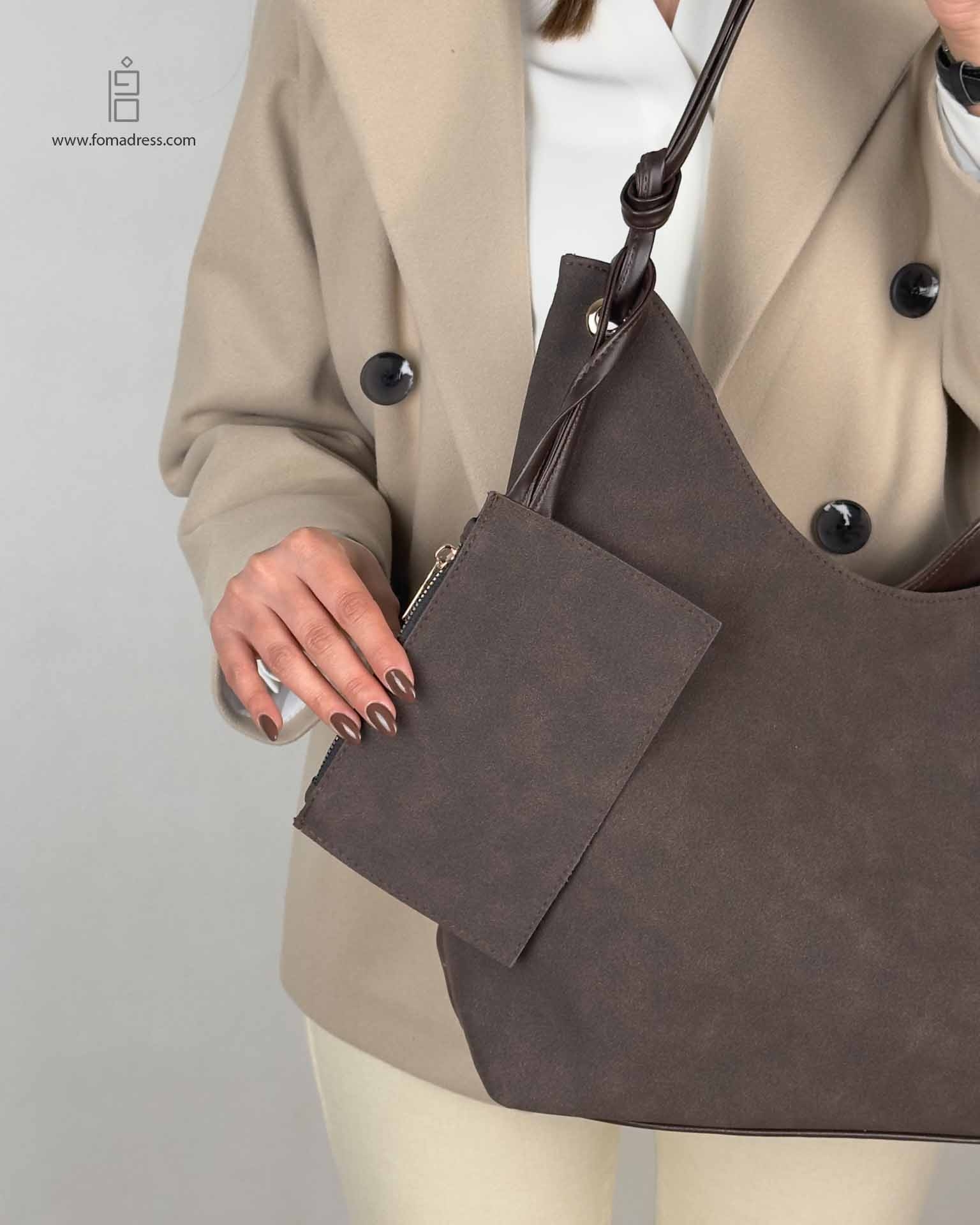 کیف اکسترا داخل کیف بزرگ جیر ملانی