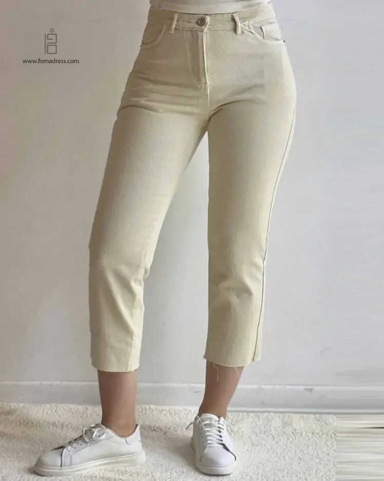 استایل شلوار واید لگ استخوانی