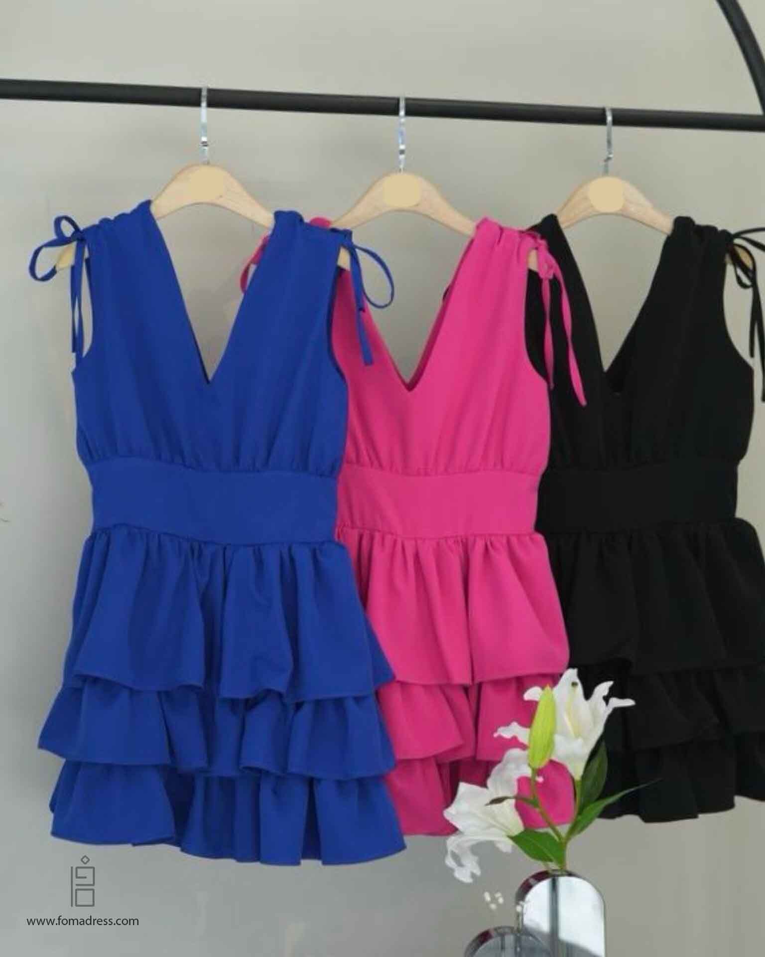  رنگبندی پیراهن چین دار پالیز 