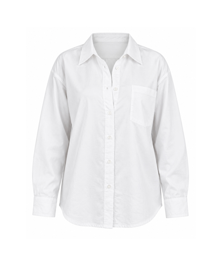 استایل شومیز سفید بیسیک H&M
