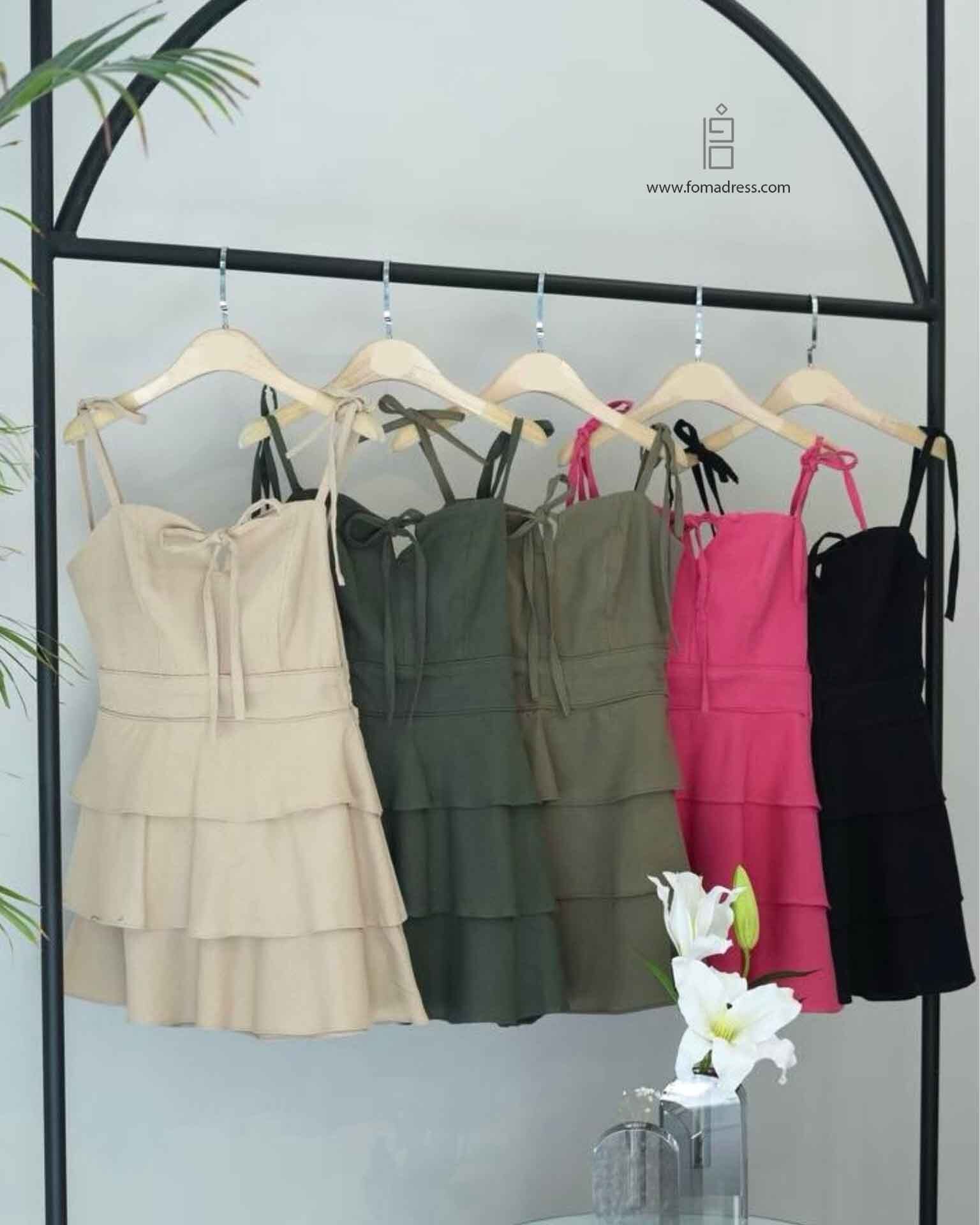 رنگبندی جدید پیراهن مجلسی کوتاه سوفیا