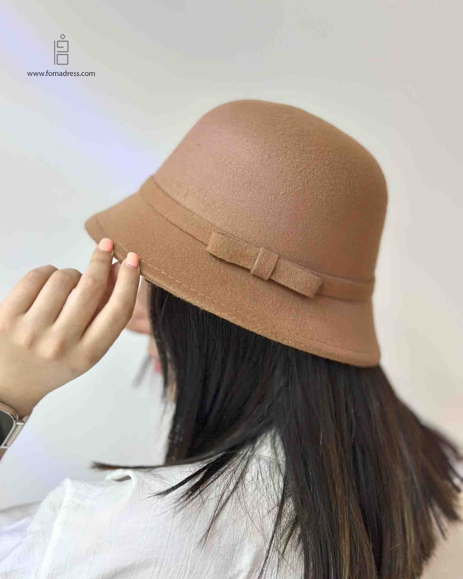  کلاه کلاسیک شهرزادی عسلی 