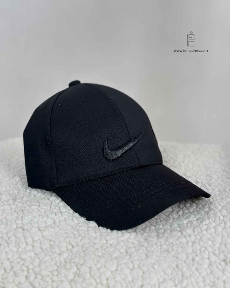 کلاه بیسبالی نایک با گلدوزی مشکی