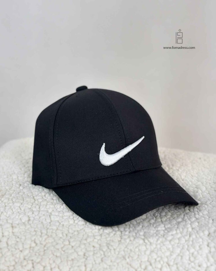 کلاه بیسبالی نایک با گلدوزی سفید