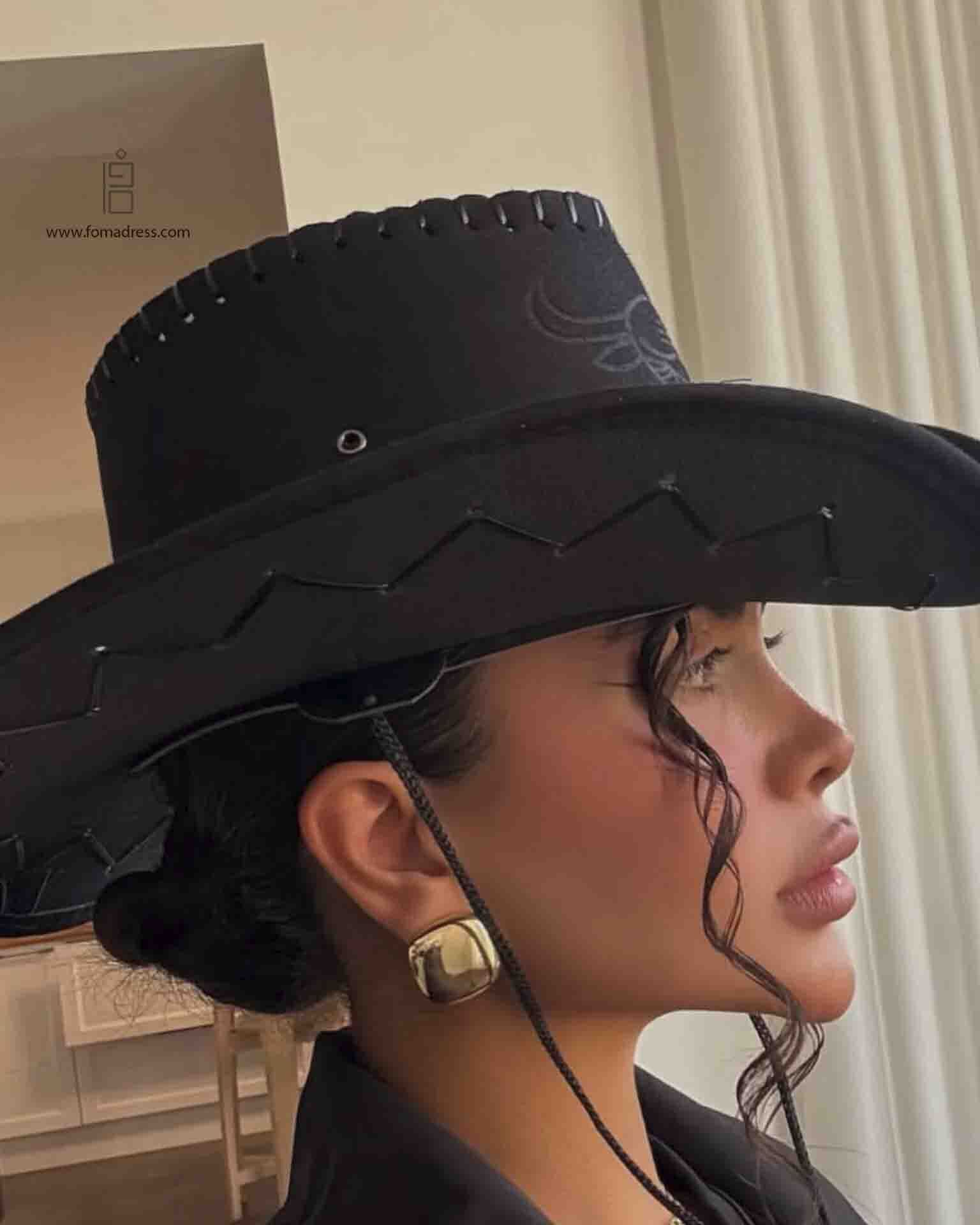 رنگ مشکی کلاه کابوی