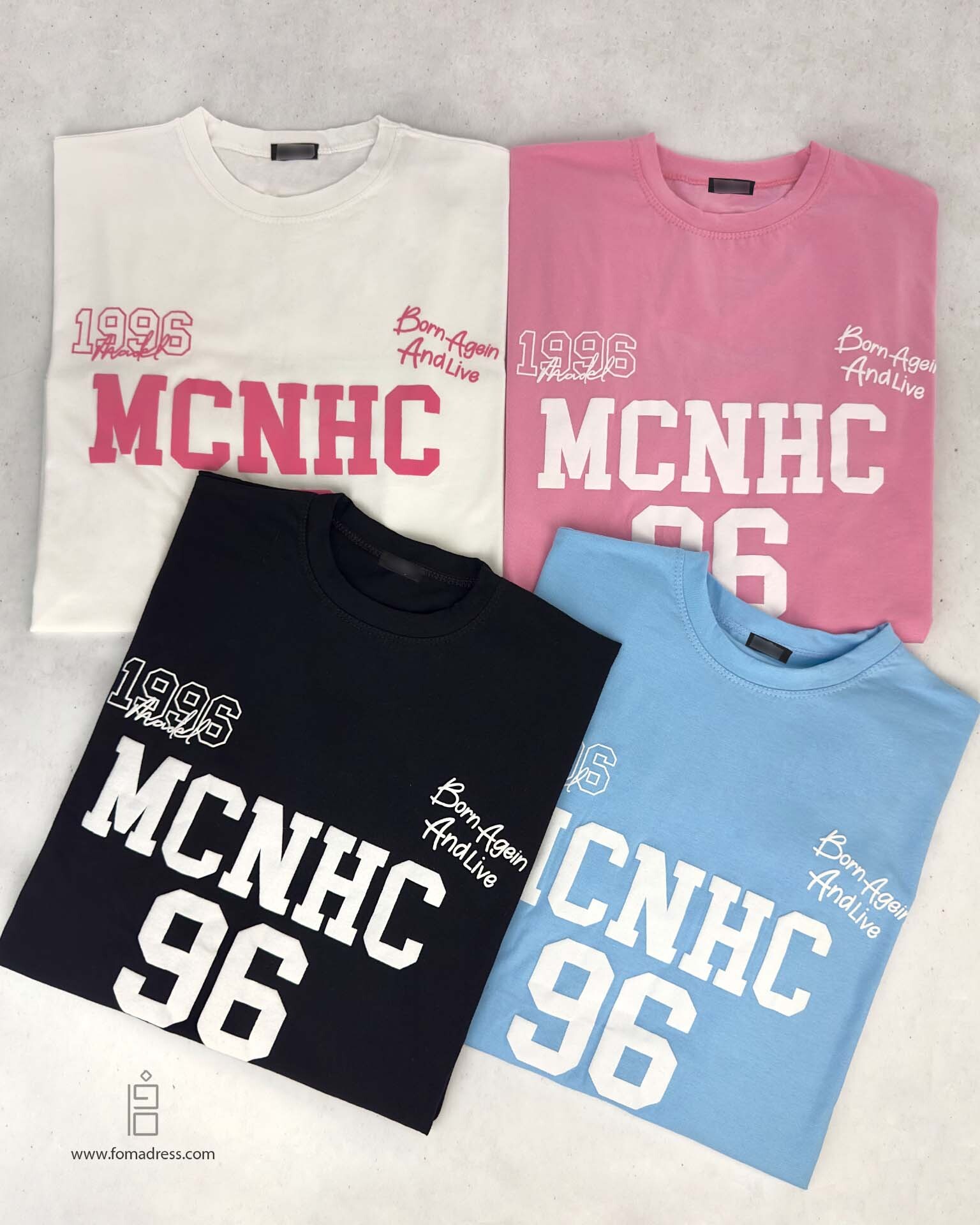 تیشرت باکسی طرح MCNHC