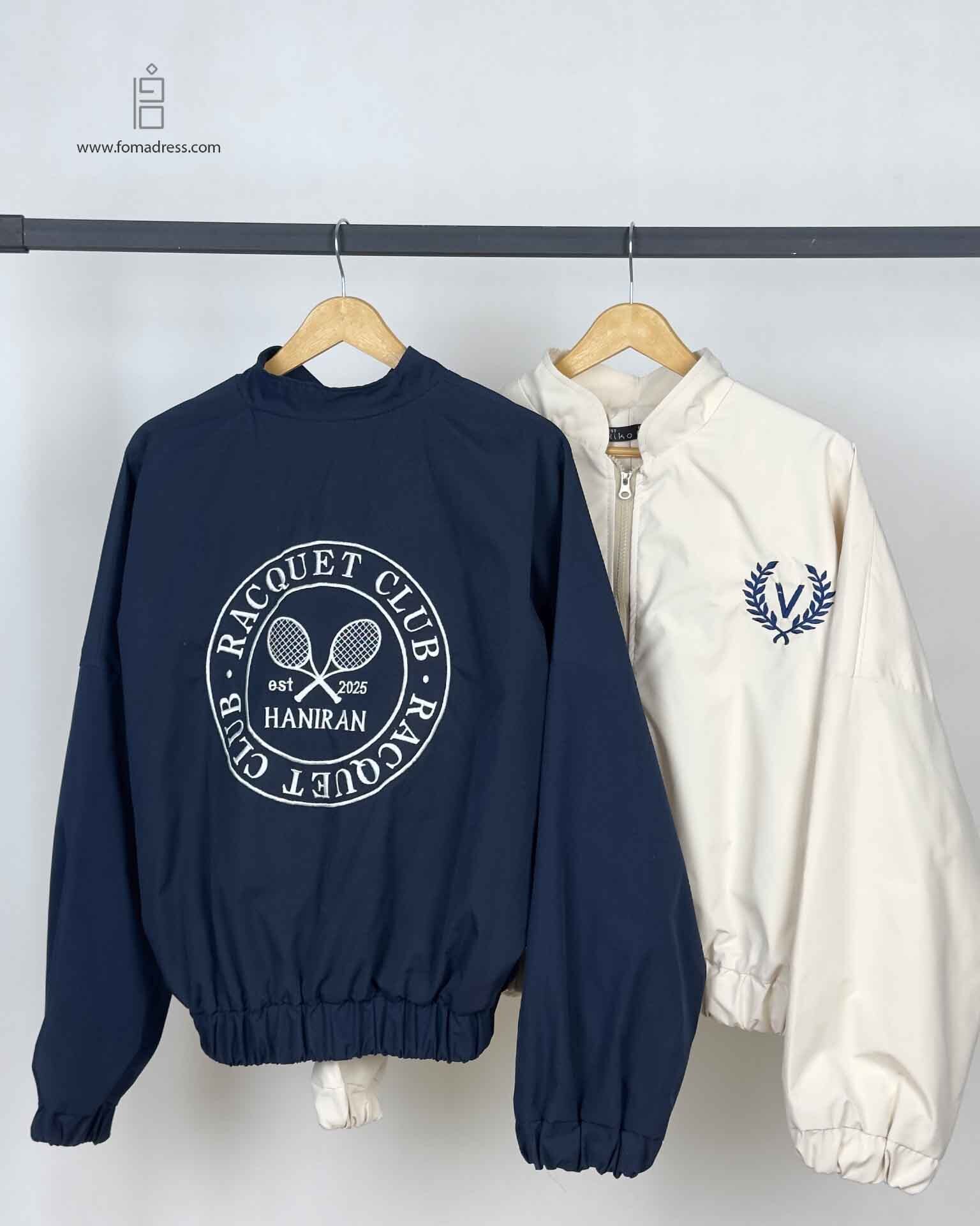 رنگ سرمه ای و روشن بامبرجکت تنیسی