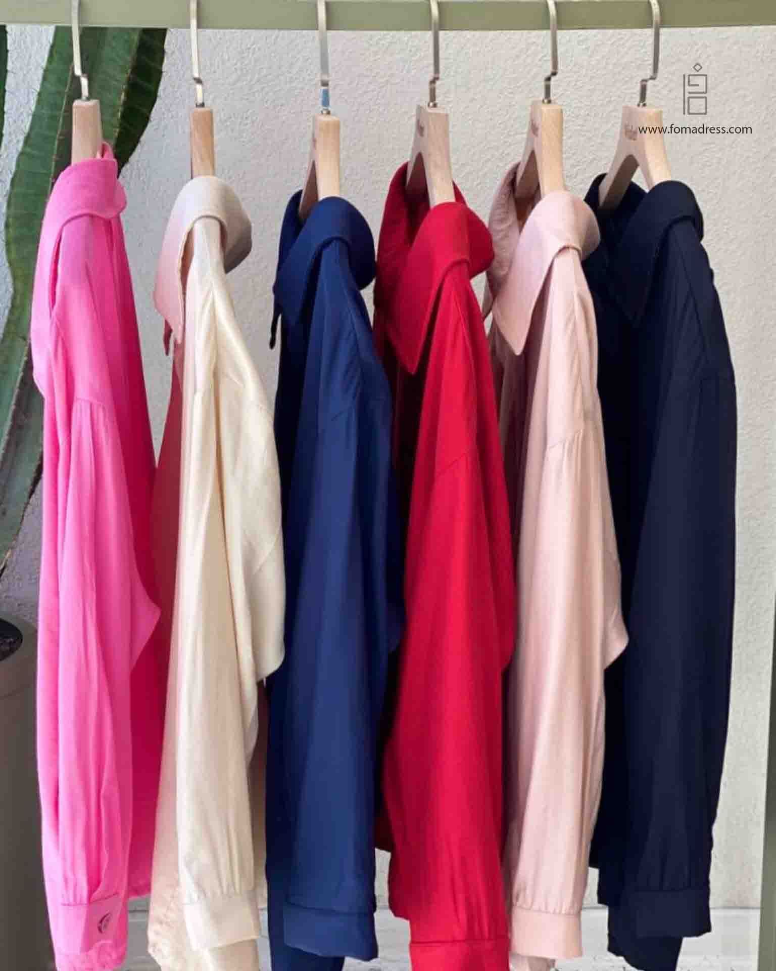  رنگ های کامل شومیز طرح پری 