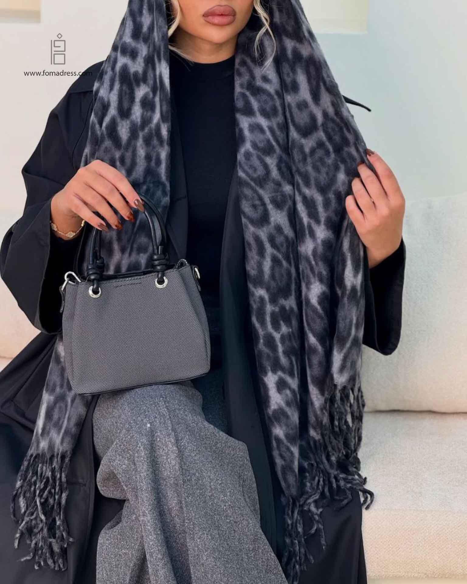  مدل خاص شال پاییزه موهر پلنگی 