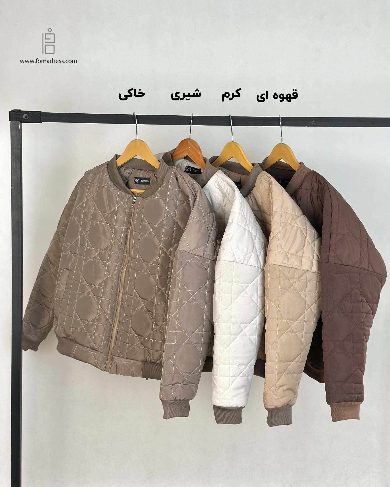 رنگ های طیف کرم و قهوه ای کاپشن بامبری بارلی