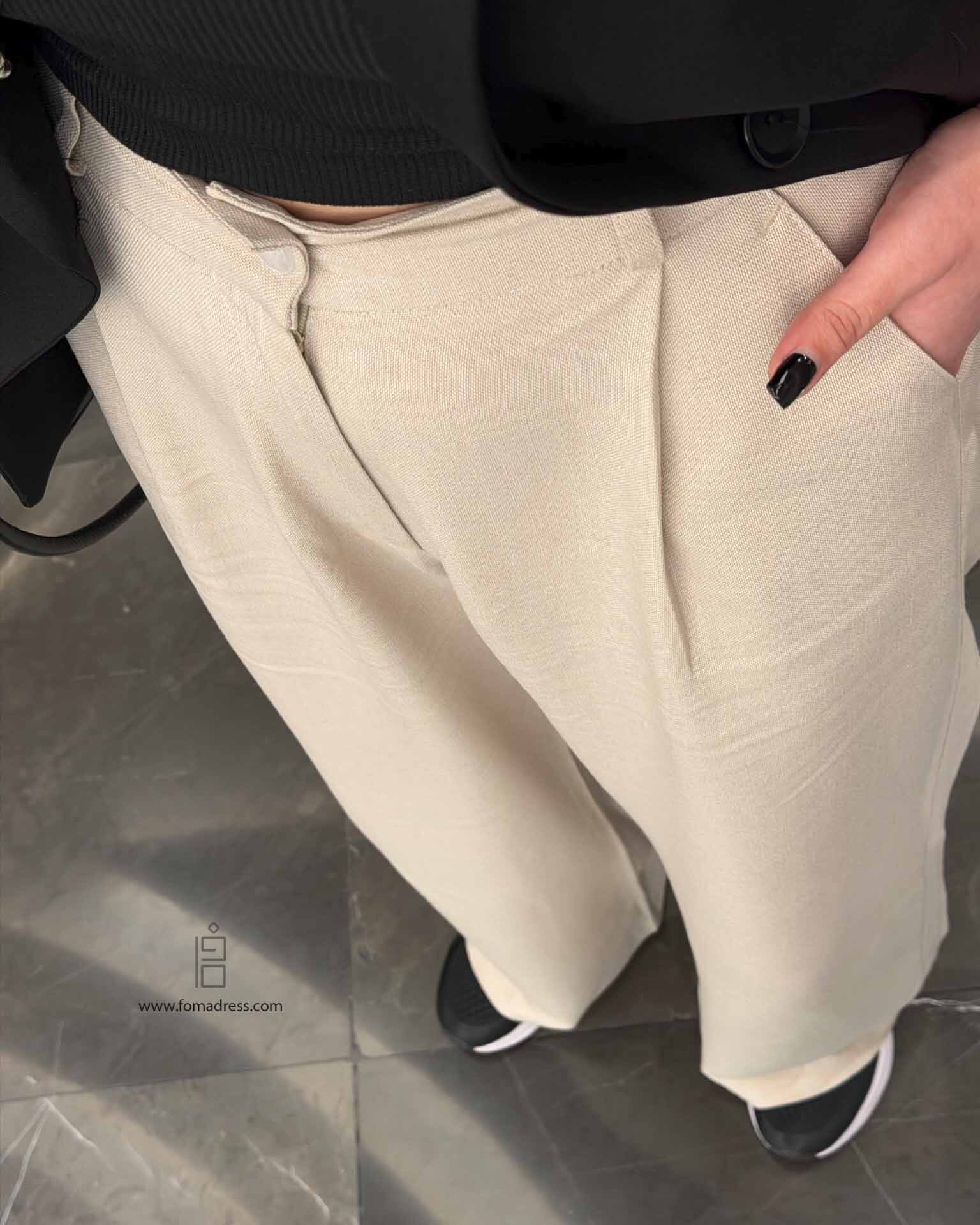  جنس پارچه شلوار بگ لینن ژولی 