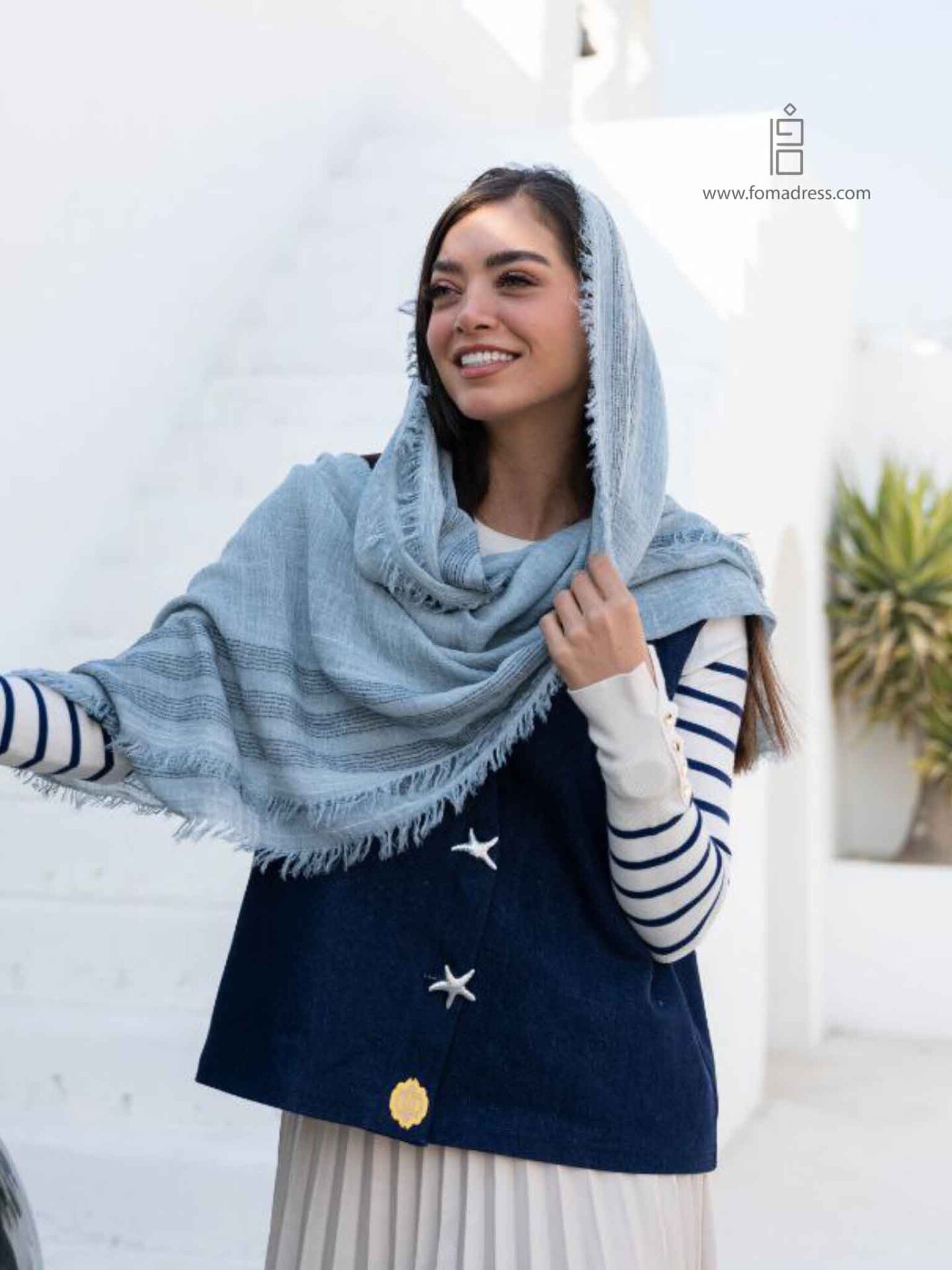  استایل شال ماتیلدا 