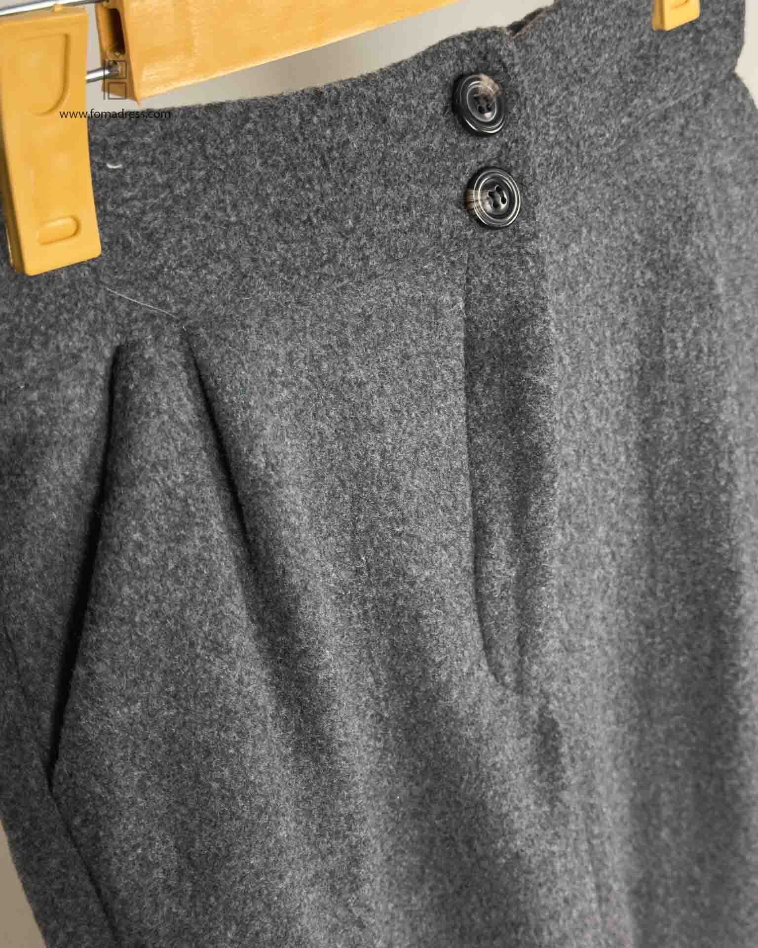  جزئیات شلوار راسته فوتر لینا 