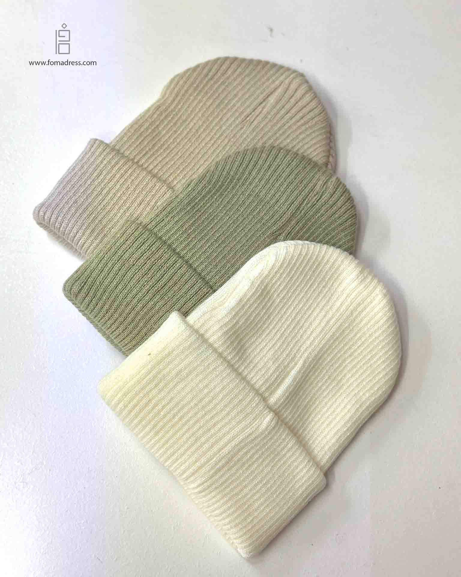 رنگ های روشن کلاه درشت بافت کبریتی