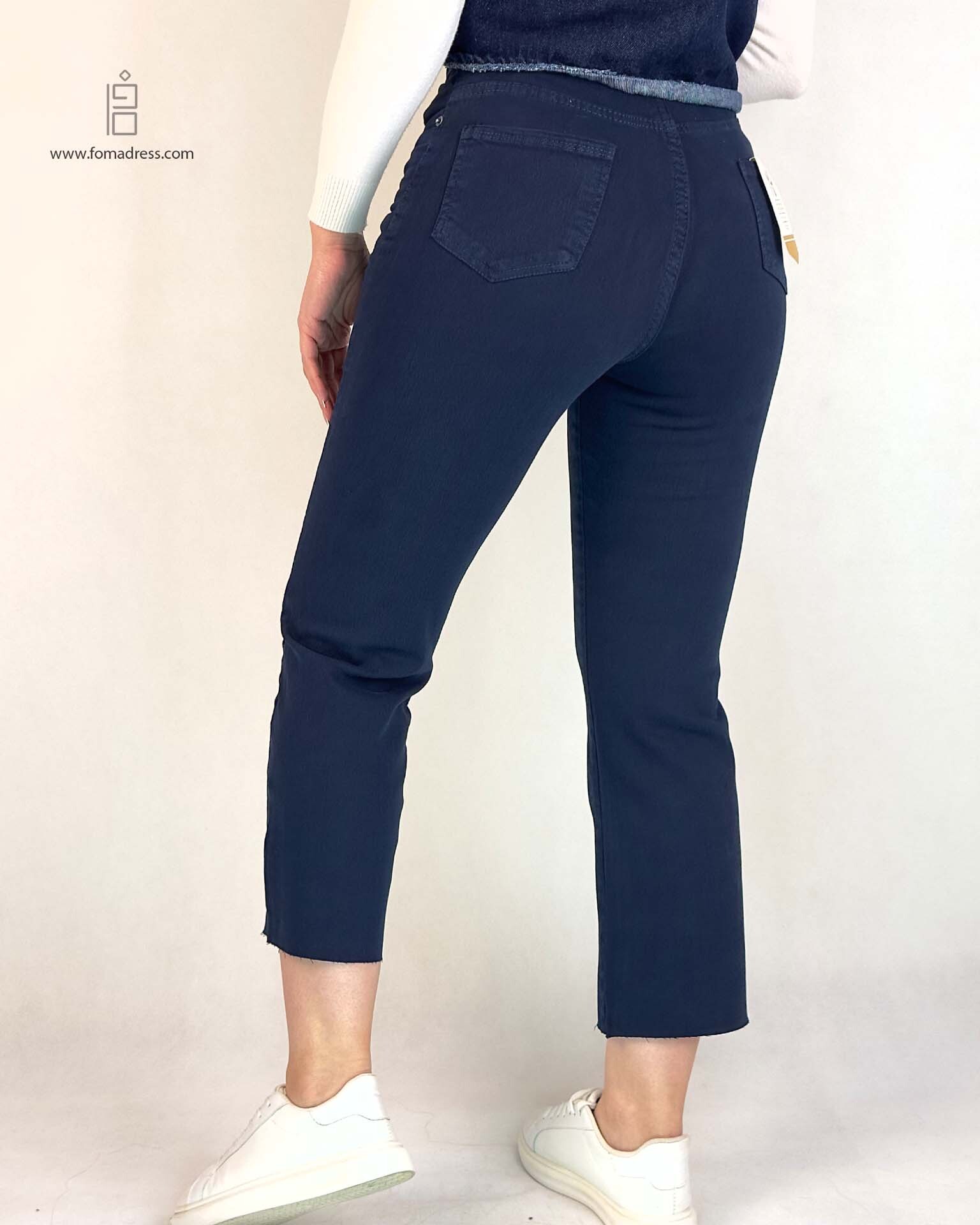  شلوار واید استریت سرمه ای 