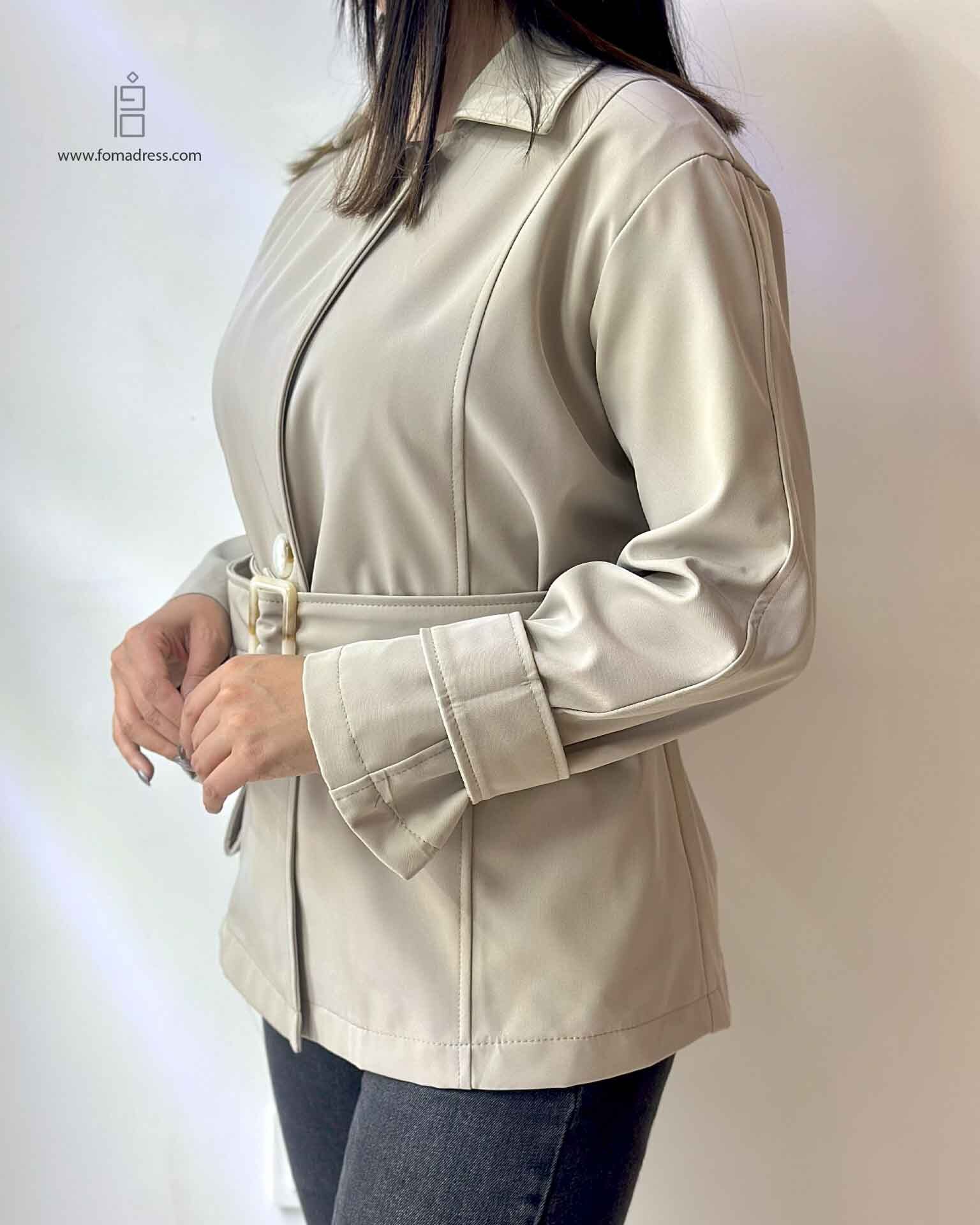 بارانی کوتاه ژولیا استخوانی