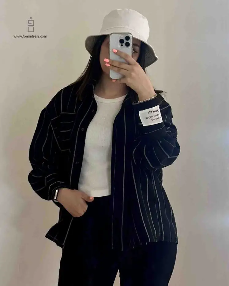 استایل مدل فما شومیز تگ دار فرمهر