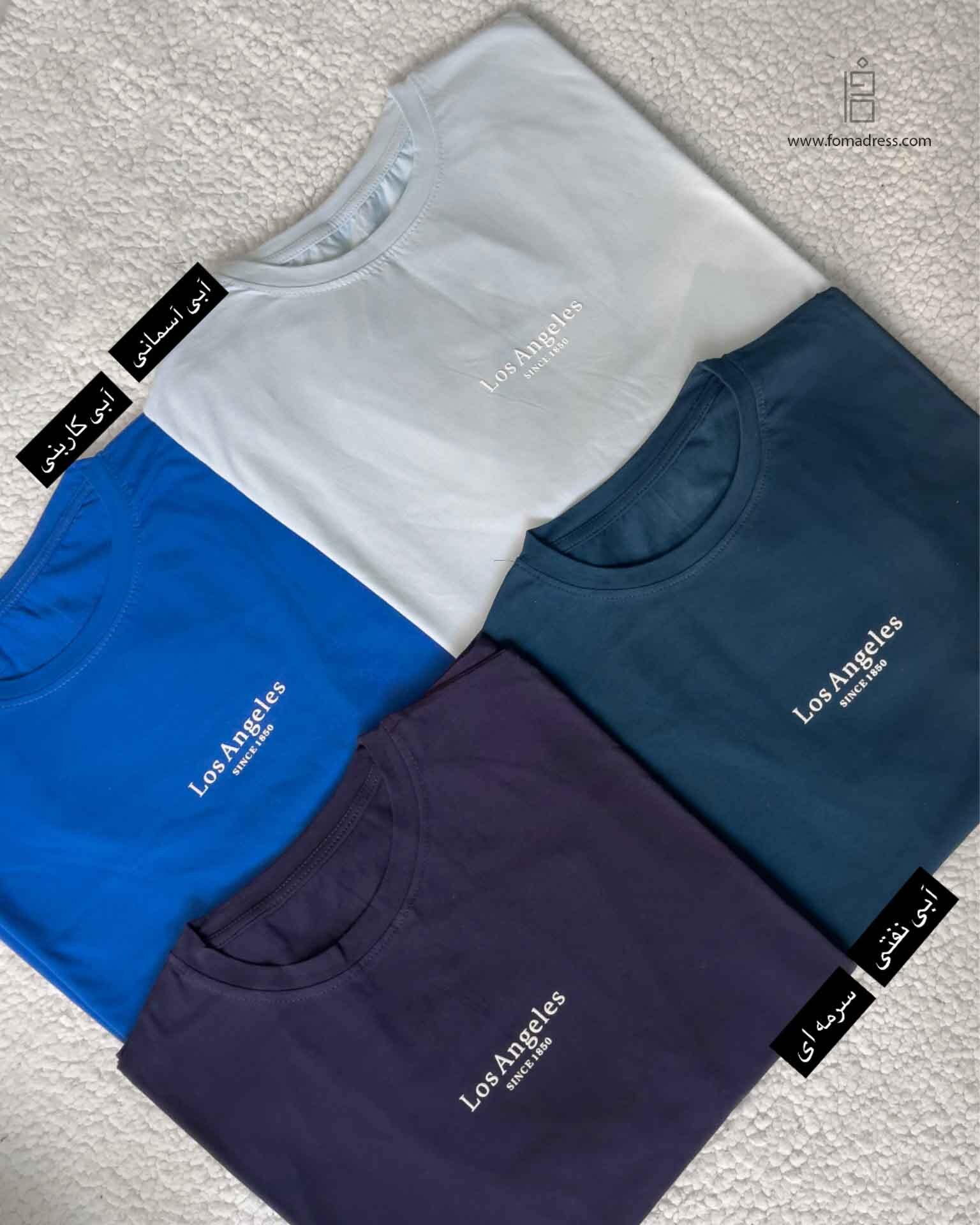  رنگبندی جدید تیشرت باکسی لس آنجلس 