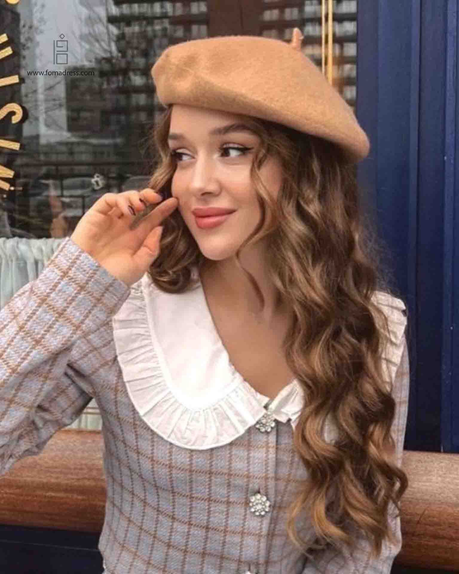 استایل موکا کلاه برت فرانسوی